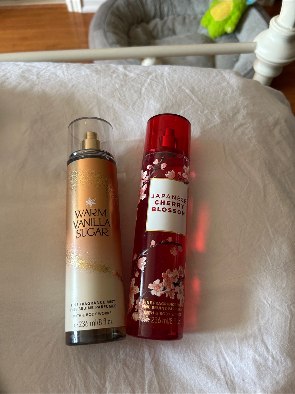 New Bath & Body Warm Vanilla Sugar & Japanese Cherry Blossom Fragrance Mists